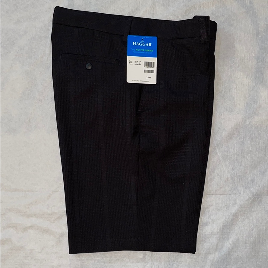 Men's Black Haggar Active Series Performance Short